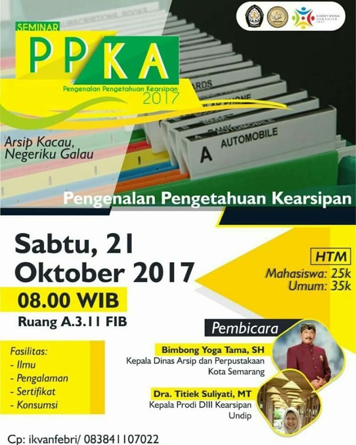 [ seminar pengenalan pengetahuan kearsipan ]

instagram.com/p/BZ-KGcCAKFz/