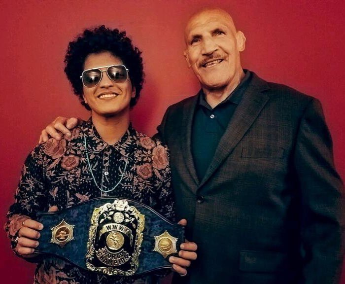 Bruno meets Bruno: throwback with the wrestling legend Bruno Sammartino. Happy birthday See you soon! 