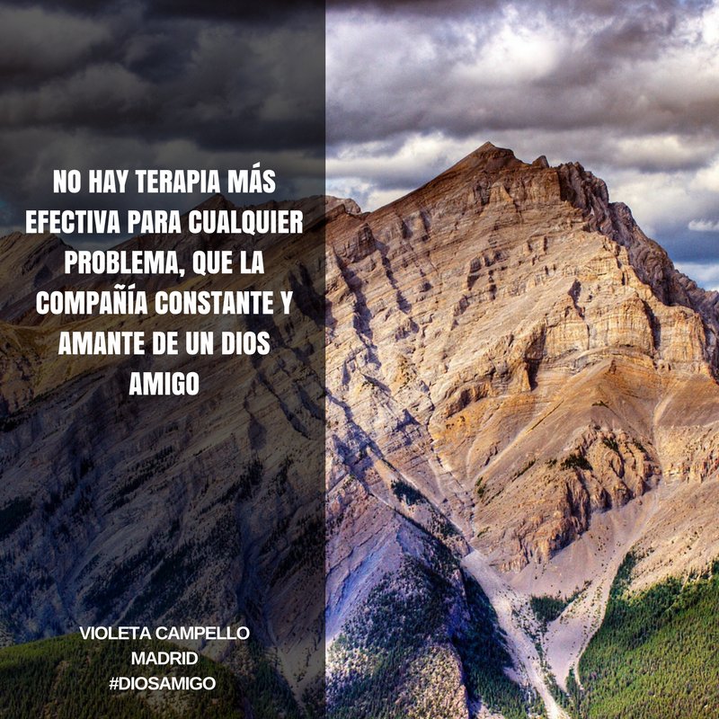 #Matuitina «No hay terapia más efectiva para cualquier problema que la compañía constante y amante de un Dios amigo»