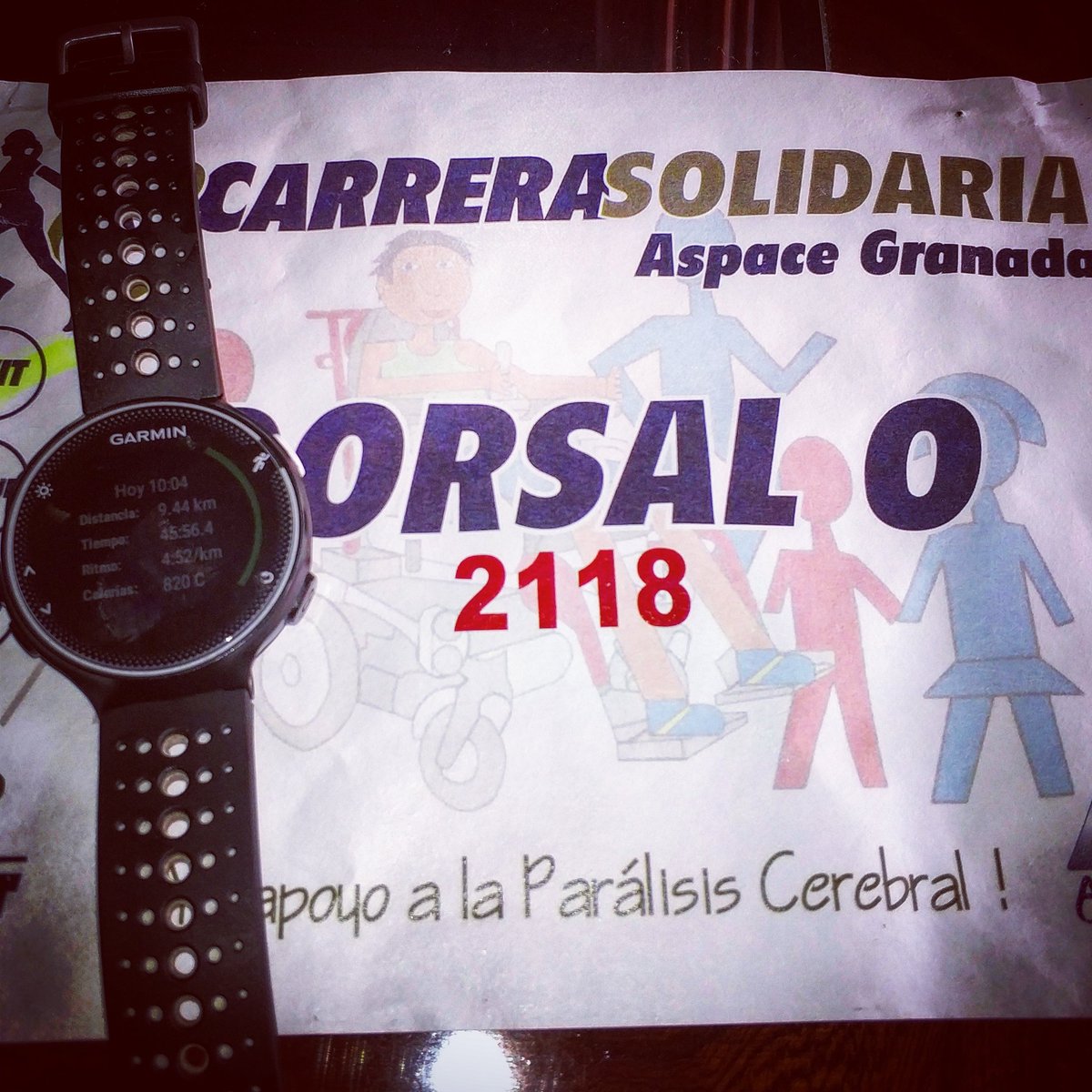 jmnunezl's tweet photo. #2CarreraSolidaria #AspaceGranada #Dorsal0 #10K Pequeños gestos para mejorar el mundo que no cuestan nada... https://t.co/OrW3BZAPTS