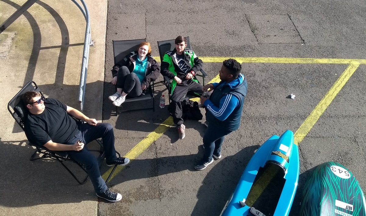 The calm before the storm #JLRDriven #greenpowertrust #sun #nationalfinals2017