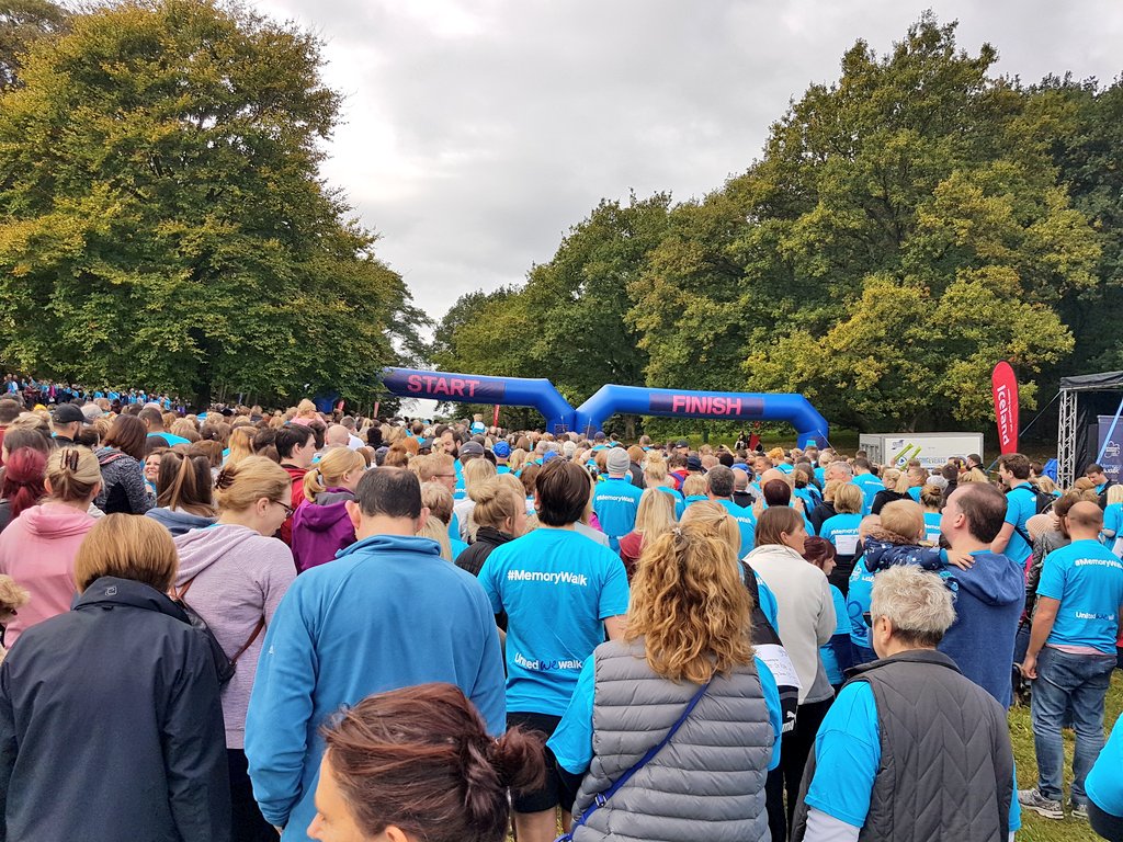 Lets go! Walking for a brighter future for those affected by #dementia #memorywalk
