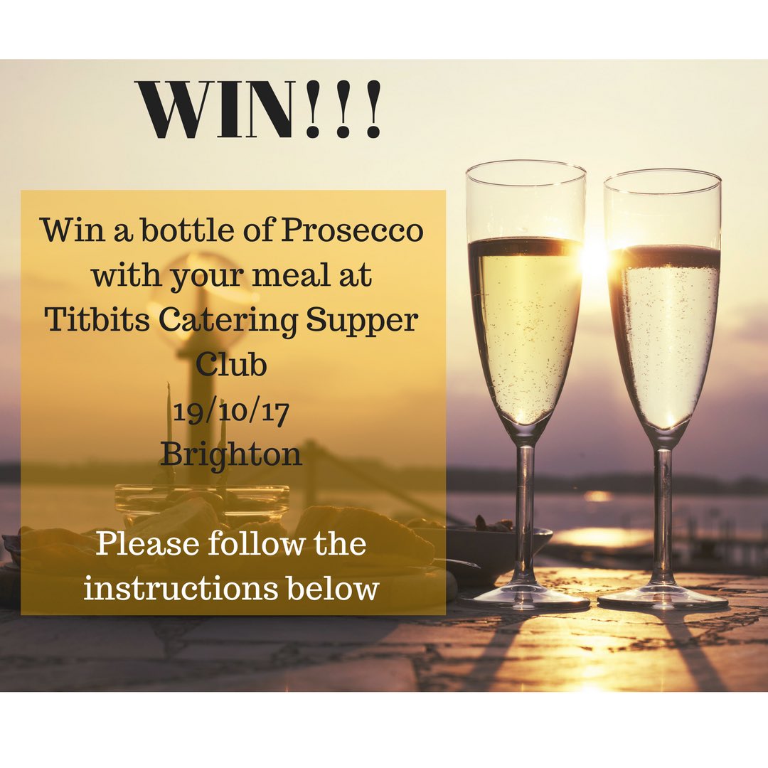 Don’t forget, you can win a bottle of Prosecco with your meal if you book before Friday! #vegan #brighton #giveaway facebook.com/events/1224961…