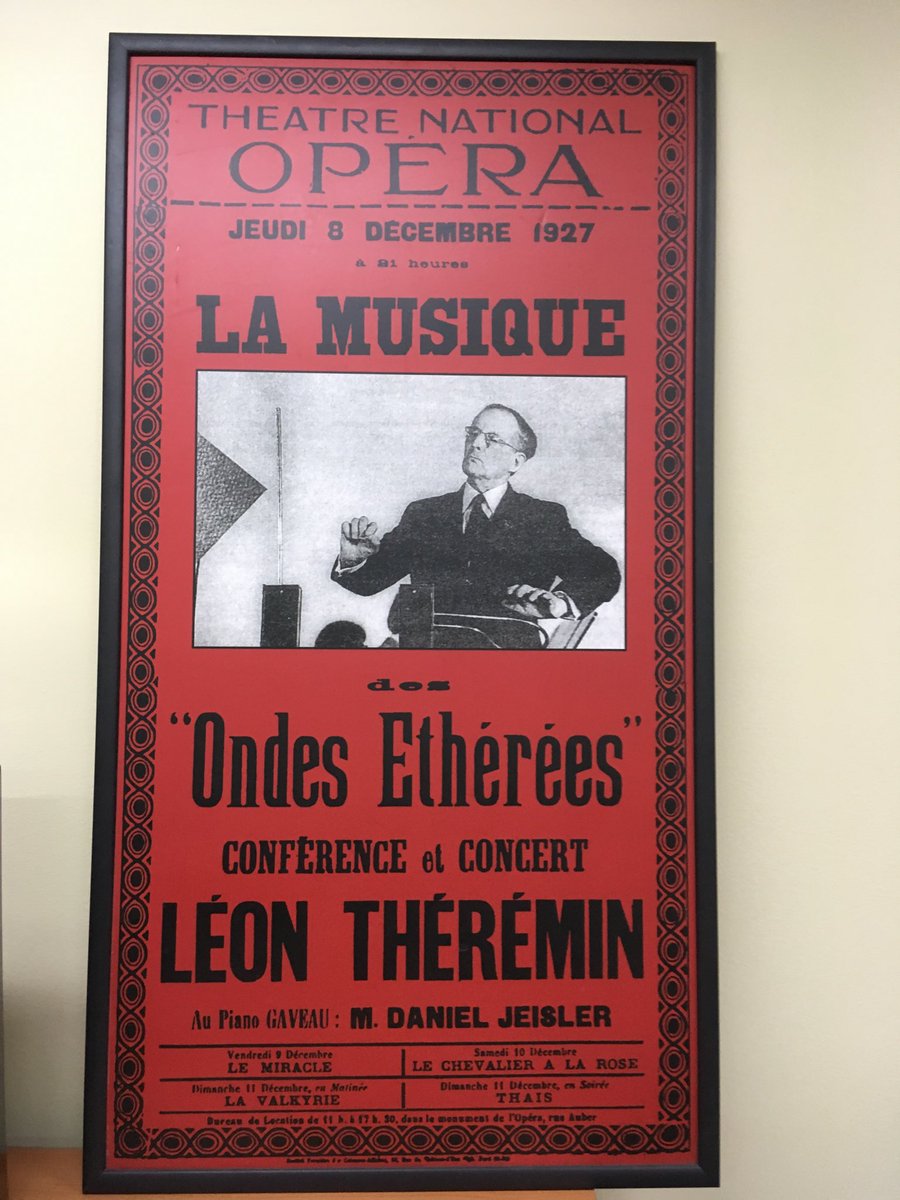 TodoroffTodor's tweet photo. Nice poster from 1927 at the Center for Electroacoustic Music from the Moscou Conservatoire #CEAMMC #Theremin https://t.co/vWUlz5GwHo