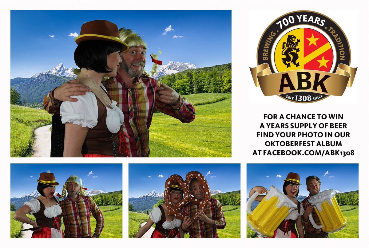 ABKbeer's tweet photo. ABK photo booth going down a storm at @Freemans_EP Oktoberfest
#abkbeer #bavaria #oktoberfest2017 #rokdrinks https://t.co/YTkK5Blg23