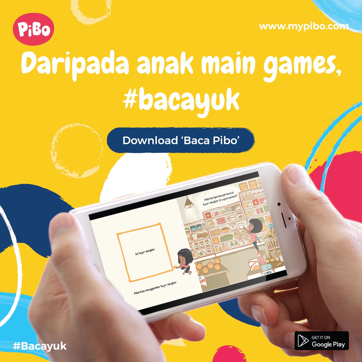 BacaPiBo's tweet photo. Seru Baca Di Mana Saja. Temukan beragam buku anak menarik untuk si kecil. https://t.co/gkZN7UIxVU https://t.co/rdnGrJJrgC