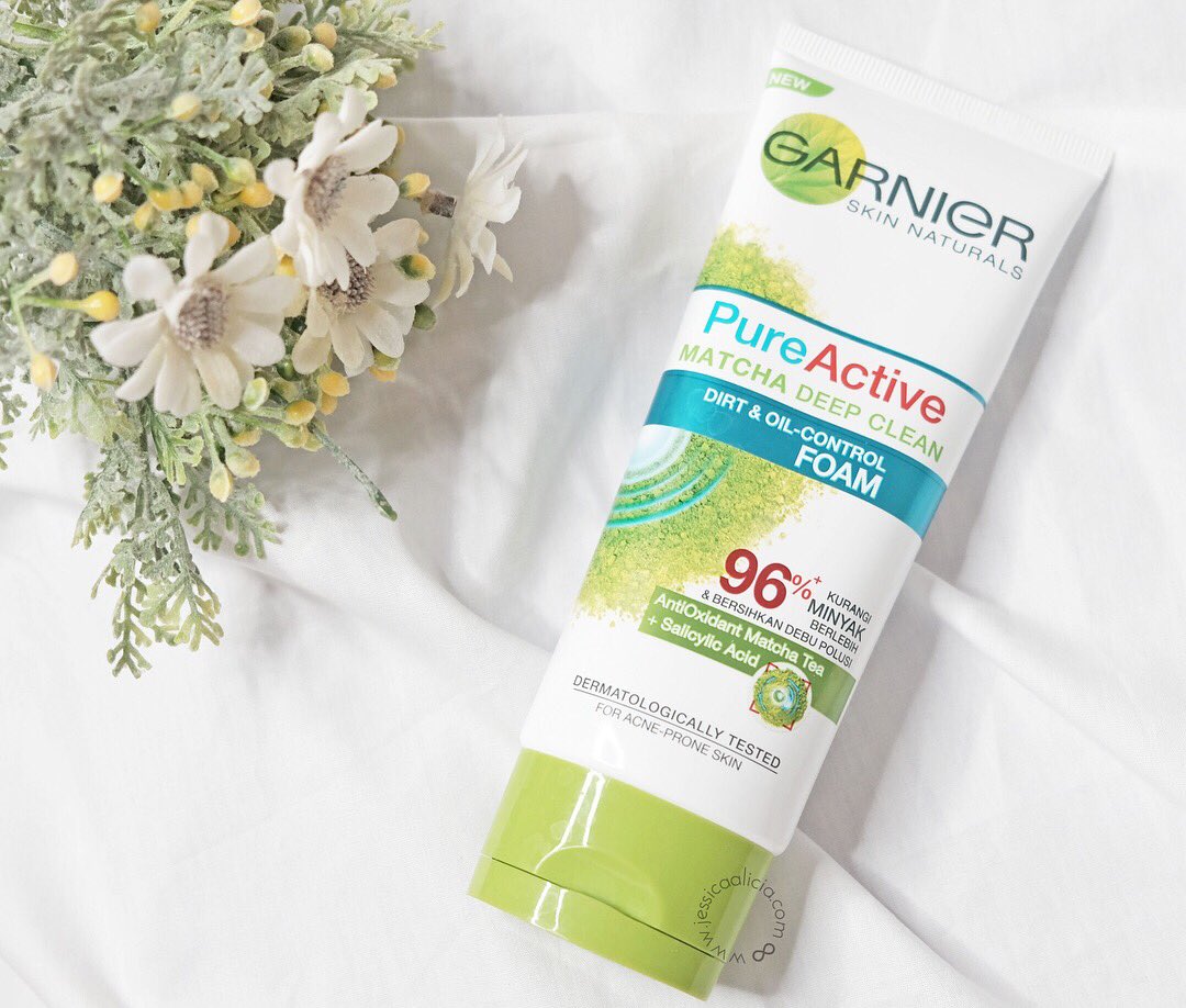 skincarebyjessi's tweet photo. Review : Garnier PureActive Matcha 🌱 https://t.co/fHj2O0OF73 #MatchaModeOn https://t.co/n7qIuEYRlu