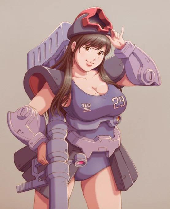 ドムふくちゃん色塗ってみました。 