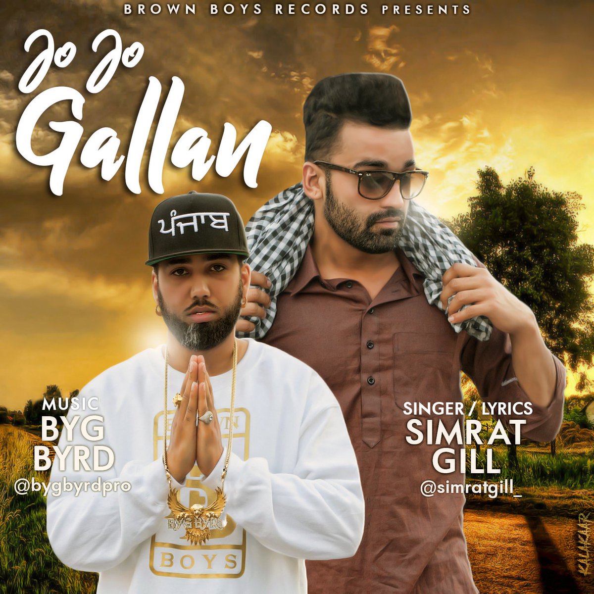 bygbyrdpro's tweet photo. @BrownBoysRecord Presents "Jo Jo Gallan" a Lok Tath song by Simrat Gill.

https://t.co/kIPh1lRdGI https://t.co/cukCunic3H