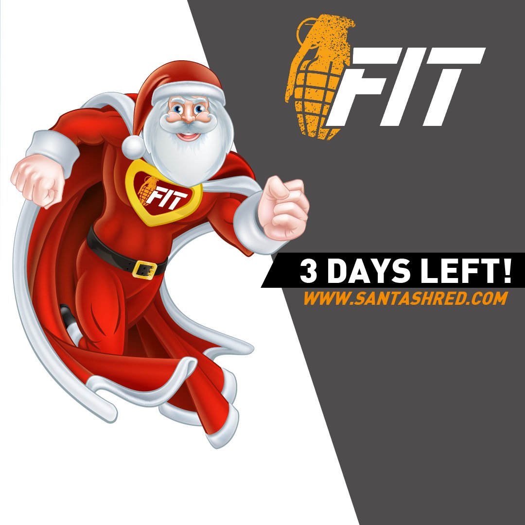 GrenadeFit's tweet photo. Just 3 Days Left to sign up to our 6 Week Santa Shred!

Get in the shape of your life this Crimbo!

https://t.co/gwW9f5ERKR https://t.co/qamw7VYmtq