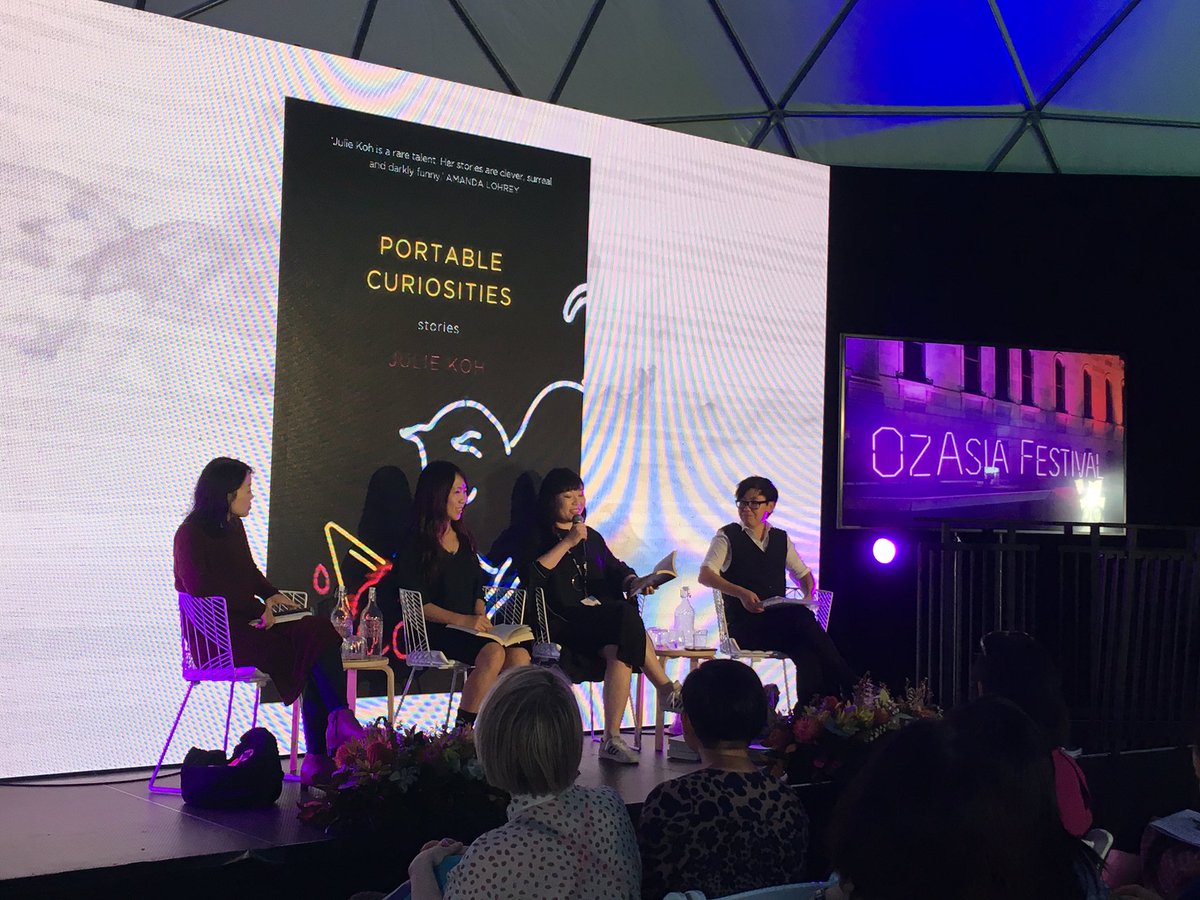 OpenStateSA's tweet photo. We've got @juliekoh, Hao Jingfang and Dorothy Tse to read for us and discuss their world. #openstate17 @OzAsiaFestival #writingchina https://t.co/u6C4Dibjf8