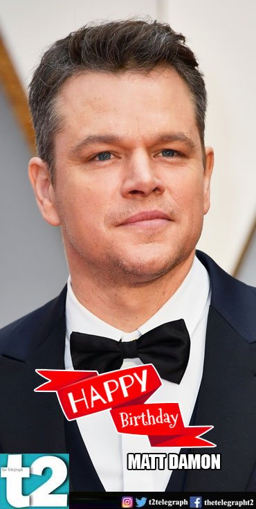  to this man is magic on screen. t2 wishes a very happy birthday to Matt Damon. 