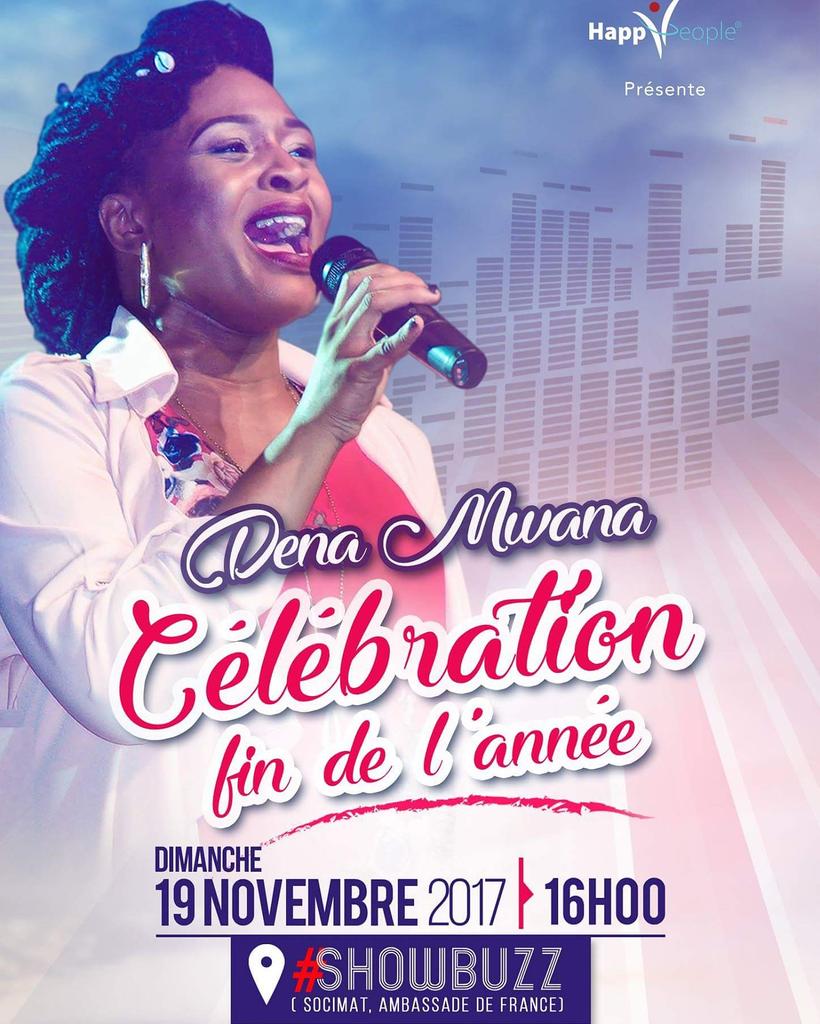 GospelHC's tweet photo. EVENT :::: @happypeople (@MichelMutahali ) Présente  @DenaMwanaMusic en «CÉLÉBRATION DE FIN DE L'ANNÉE» Plus d'Infos sur Nôtre Page Facebook https://t.co/pt5BW10iSU