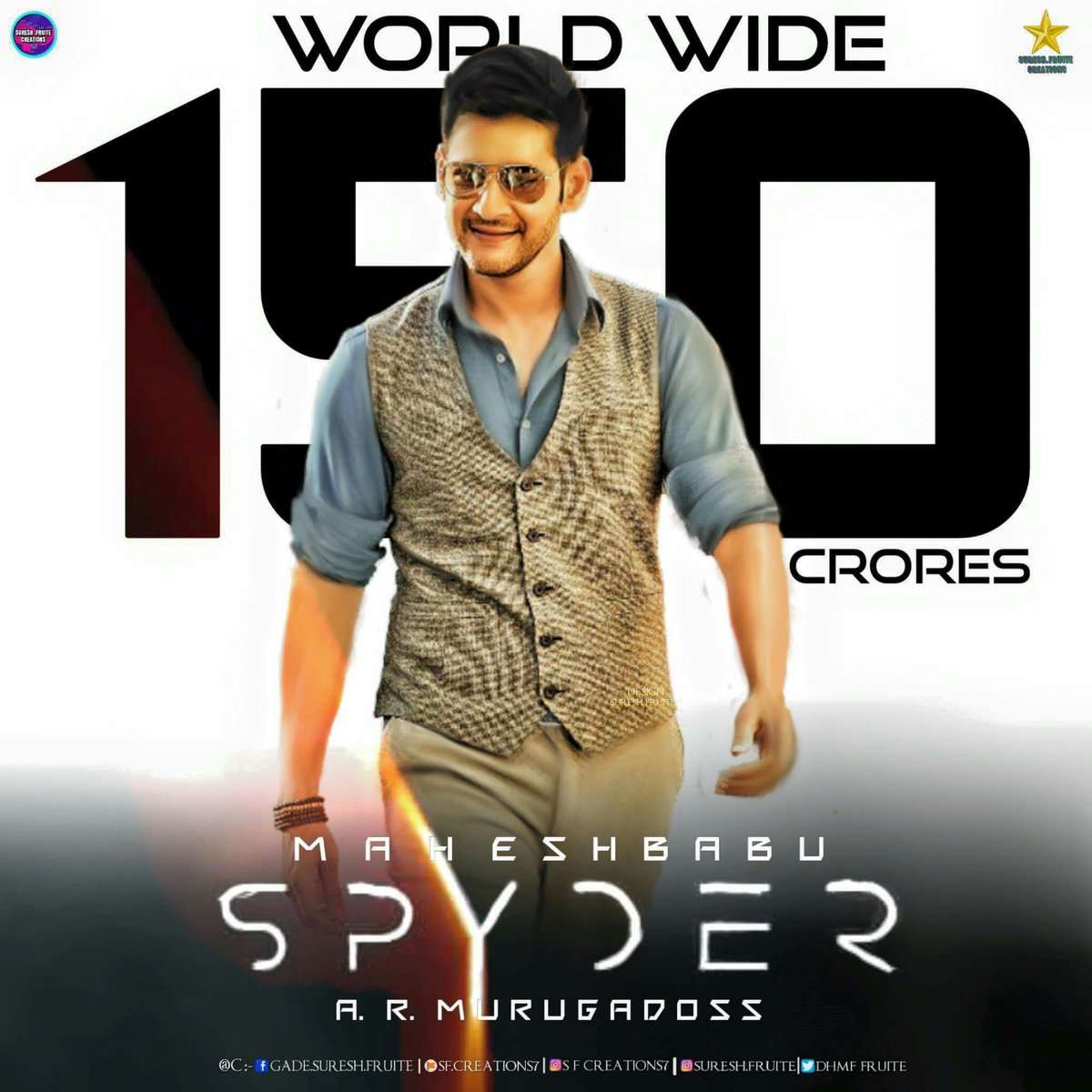 IaM_MaheshBabu's tweet photo. #SPYder #BlockBusterSPYder #SPYderSensation #SPYder150Crores https://t.co/VMRaUxBZrf