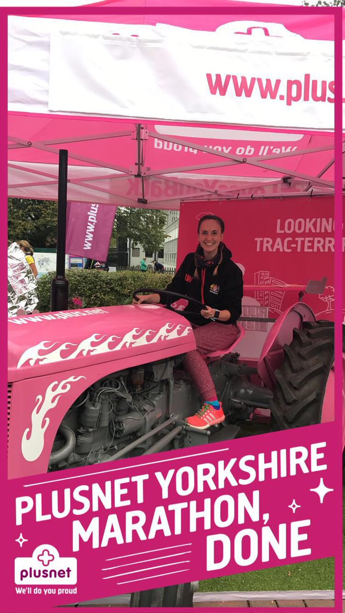 loublu1982's tweet photo. Loving the pink tractor!! #yorkmara https://t.co/Y2sabjQijO