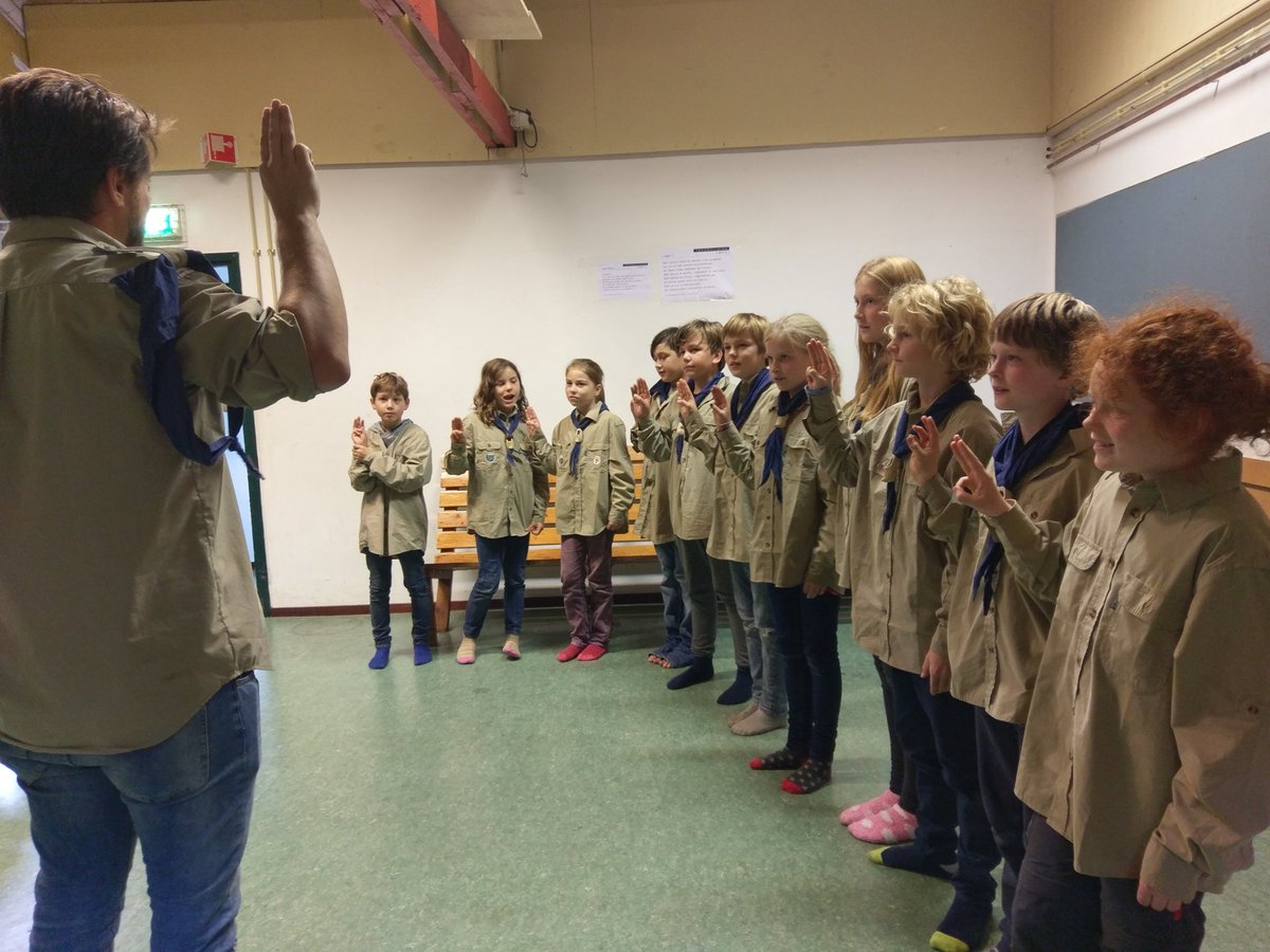 ScoutsNoord's tweet photo. Welkom nieuwe Scouts! https://t.co/FeGEKMEHR7