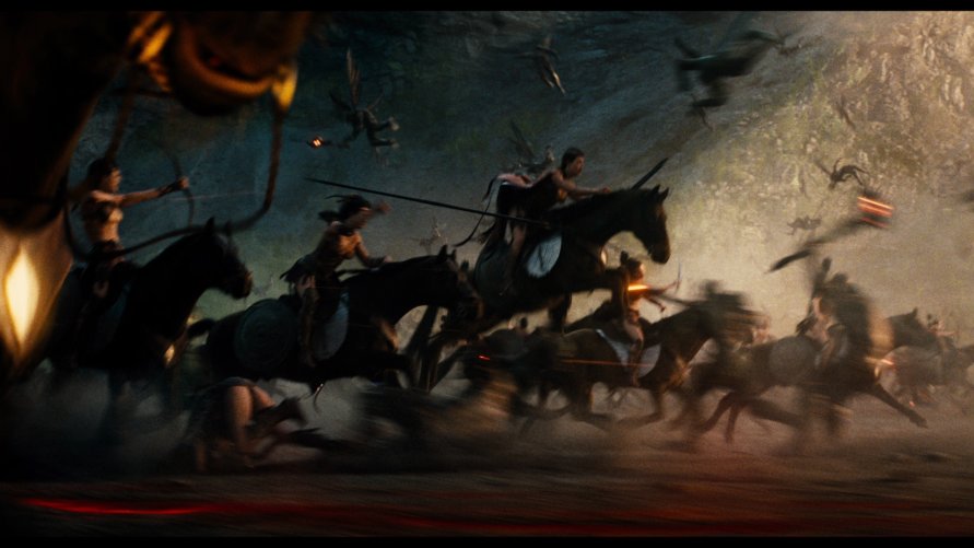 Parademons_'s tweet image. @Parademon_ fly into battle against the warrior women known as #Amazons as the Earth invasion is pushed forward by General @JLvsSteppenwolf.