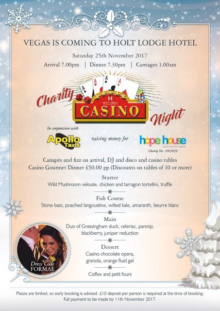 Hotel_Wrexham's tweet photo. Have you booked your place at our spectacular #CasinoNight? Join us to support @HopeHouseKids on 25 Nov. 01978 661002. @ApolloWrexham . https://t.co/aqkMCCe6X8