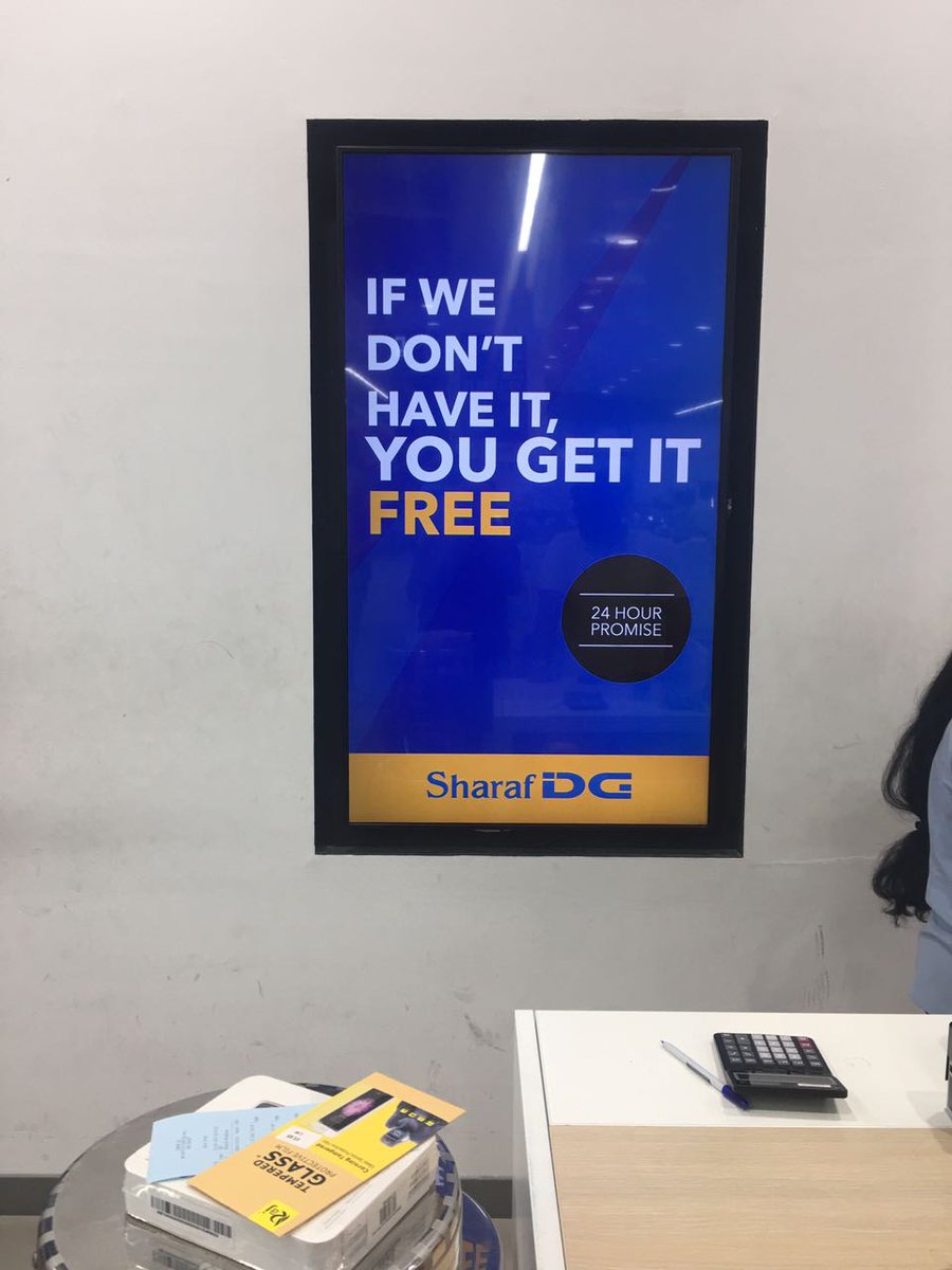 nanda1505's tweet photo. @SharafDG Do you Honor the commitments made by you in your stores, written at back of your receipts?  I had a bad Exp at IBN Mall, Dubai https://t.co/GgCVJYWY8Q