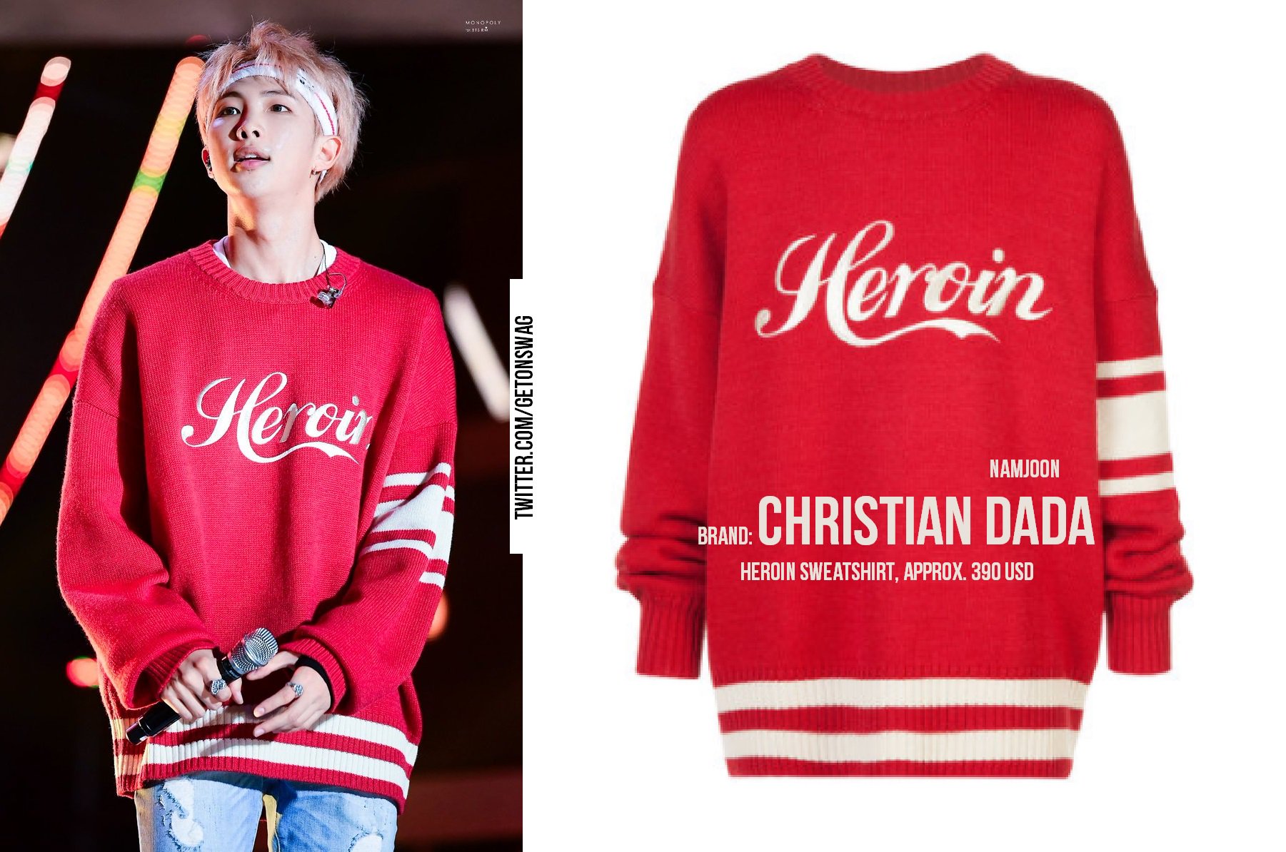 Rap monster sweater deals