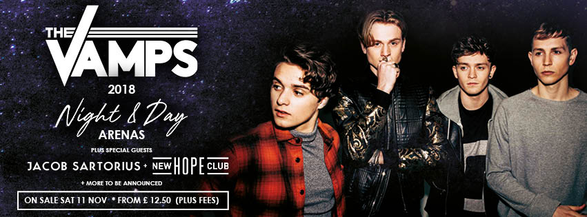 TheVampsItalia's tweet photo. #Vamily! I The Vamps torneranno in italia con un unica e imperdibile data a Milano il 22 maggio 2018!! https://t.co/8fUGOkuDgi