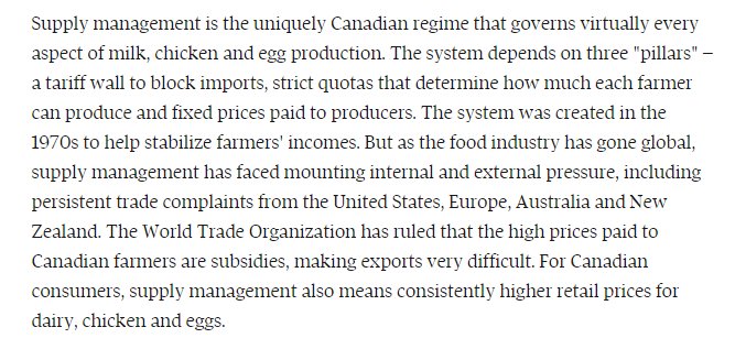 ramanmann1974's tweet photo. Supply Side Management #Canada
👉Tariff Wall; block Imports
👉Prod Quotas
👉Fixed Price paid #producers
Can🇮🇳replicate to #stablize farm income https://t.co/cIsVCAp6KF