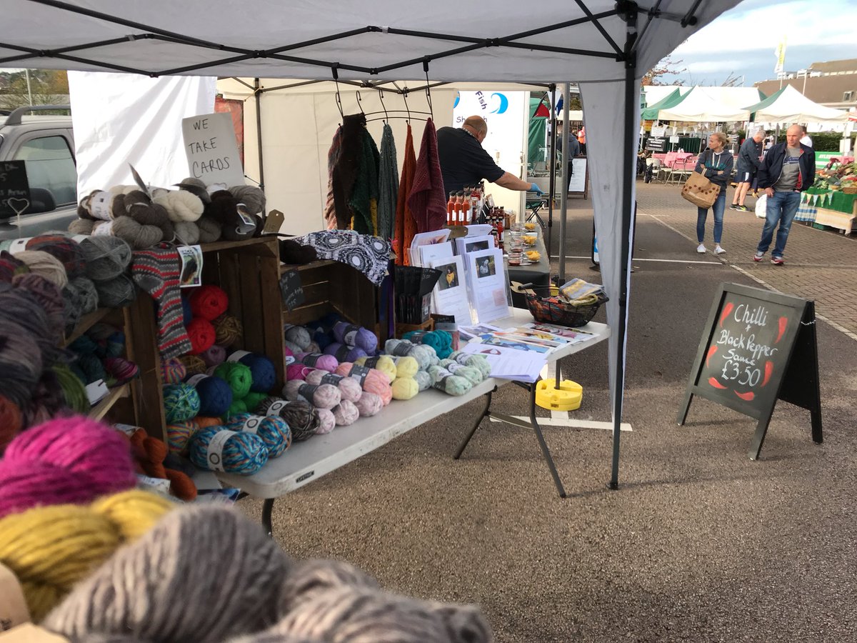 yarnsofanarchy's tweet photo. Come on down to @KentFarmers #tonbridgefarmersmarket today until 13:30! #tonbridgeshops #tonbridge https://t.co/pA7UR5NmNi