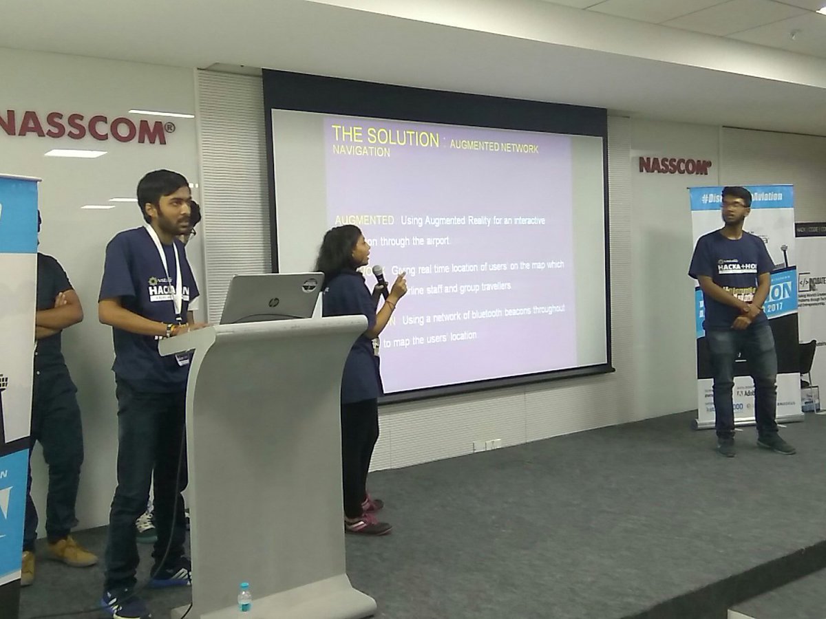IncubateIND's tweet photo. Team D_Coder with their idea presentation @VistaraHack  #DisruptionInAviation #DelhiHackathon  #AviationHackathon https://t.co/OZ1gYhT2FS