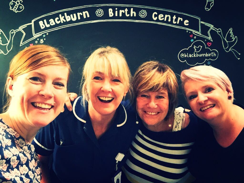Loved seeing Jo again - she's our cover girl! Wonderful midwives at <a href="/Birtheastlancs/">Birth in East Lancs</a> @SagefemmeSB <a href="/wemidwives/">WeMidwives 💙💛</a> <a href="/BlackburnBirth/">BlackburnBirthCentre</a> <a href="/EastLancsHosp/">**Account Inactive** - East Lancashire Hospitals</a>
