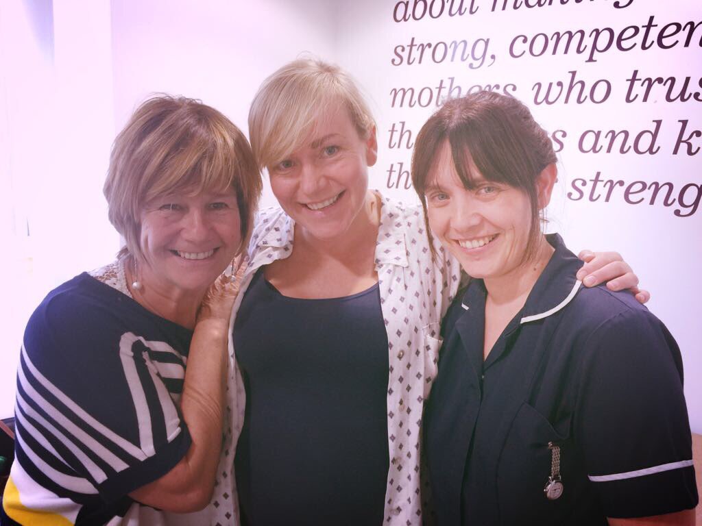 Stories4Birth's tweet photo. Loved seeing Jo again - she's our cover girl! Wonderful midwives at @Birtheastlancs @SagefemmeSB @wemidwives @BlackburnBirth @EastLancsHosp https://t.co/gpmHCURRky