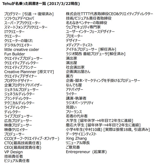 Tehuのリプライ欄にて繰り広げられる大喜利 まとめ Togetter
