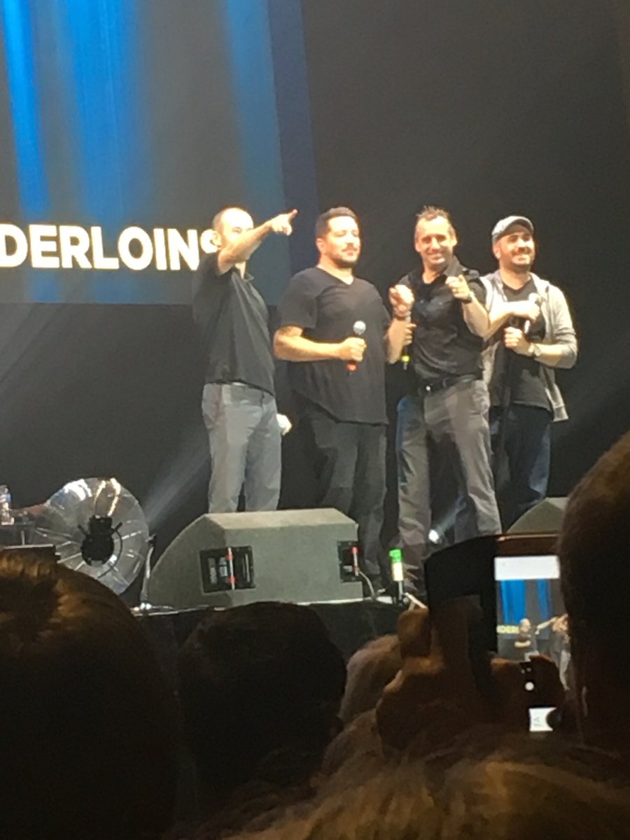 _devoncairns's tweet photo. Surreal night watching my favs @SalVulcano @brianquinn @Joe_Gatto @jamessmurray. Not laughed that hard in a long time. Thank you! https://t.co/RTD3oyyvio
