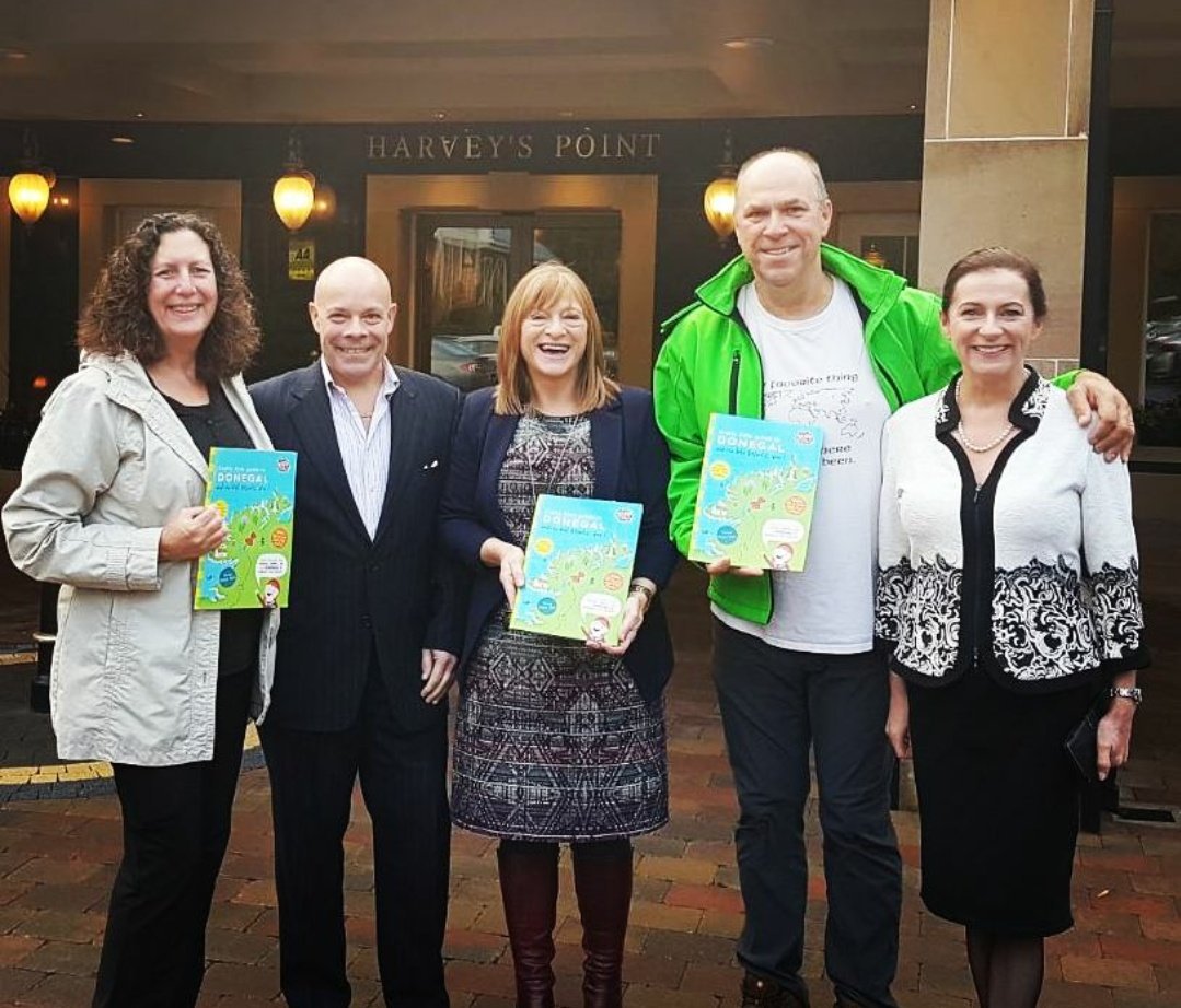 evelynmcmkting's tweet photo. #donegalguide on tour with #TBEXIreland @HarveysPoint @joyharron @DonegalHour #wawhour @CharlesMcCool @govisitdonegal @FailteIntMedia https://t.co/SoVTCtdHs9