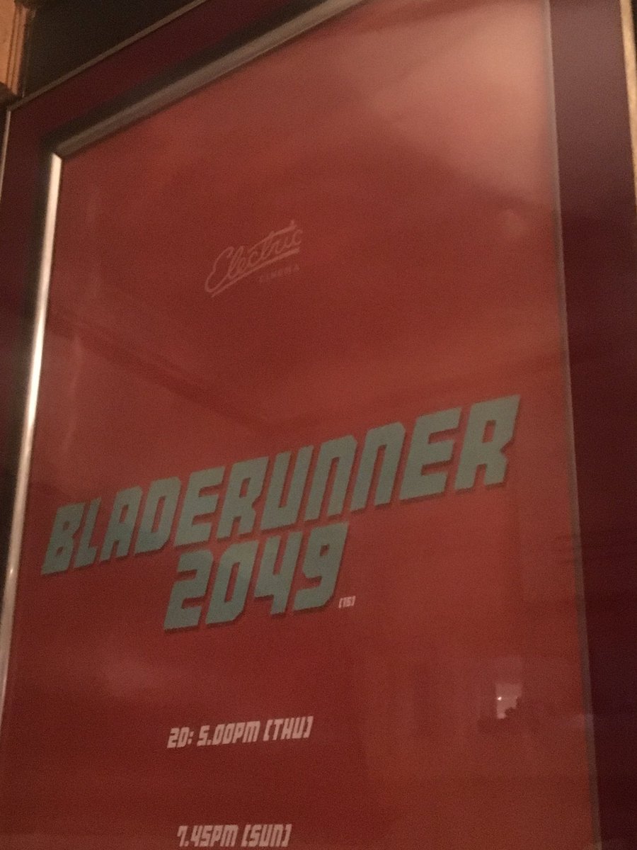 #AboutLastNight <a href="/bladerunner/">#BladeRunner 2049</a> <a href="/electriccinema/">Electric Cinema</a> #BladeRunner2049 ❤️#harrisonford