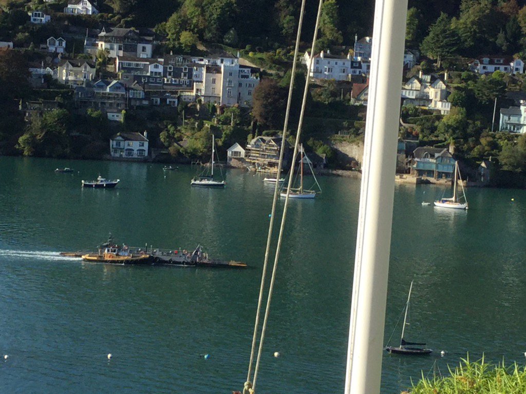 Think the Dartmouth Lower Ferry may have lost its way!!!!!