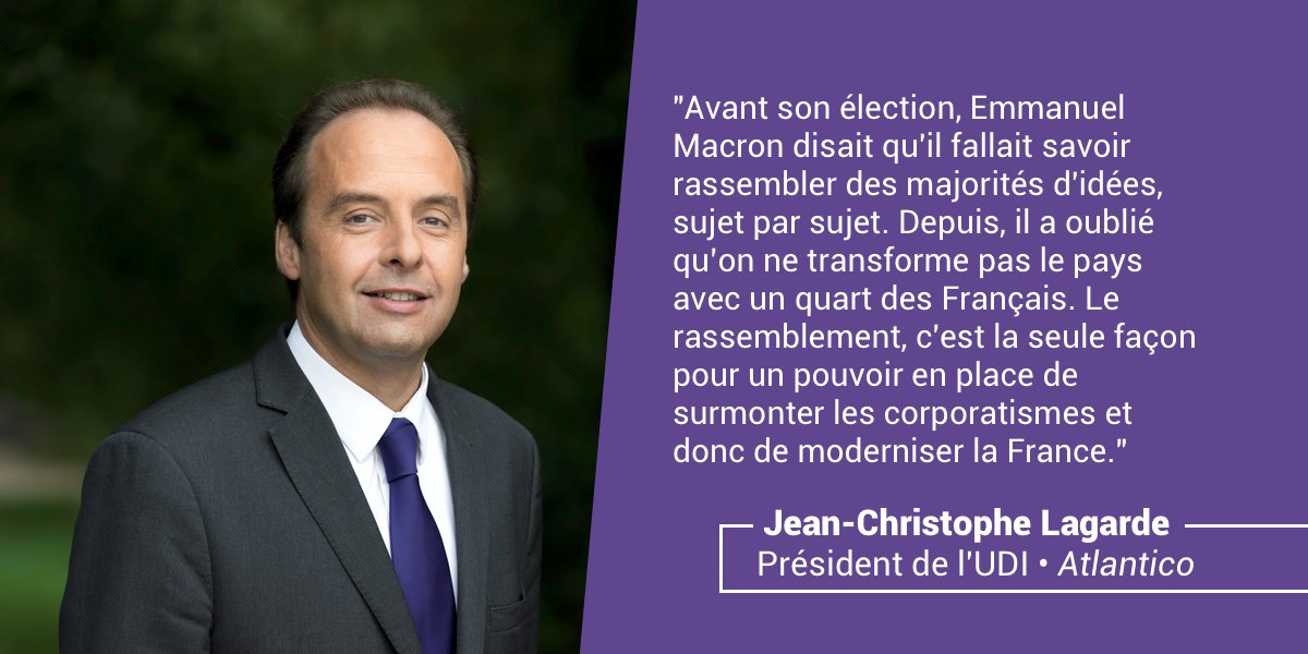 UDI_off's tweet photo. Interview de @jclagarde sur @atlantico_fr ➡️ https://t.co/nNWCRQCXVy https://t.co/ZqsohZn7Ga