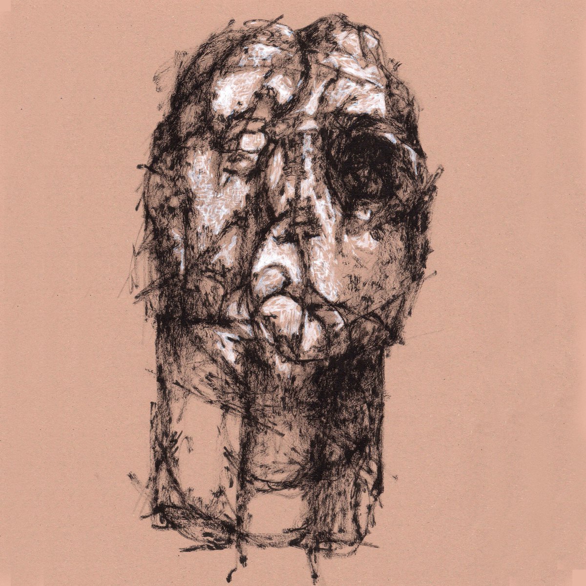 eleanoradairart's tweet photo. Another Travelling Companion, pen and ink on paper, 38x25cm have a good Sunday #art #scottishart #portrait https://t.co/xLQ1pRNTNX