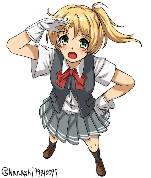 遅刻 何かを見上げる舞風

#艦これ版深夜の真剣お絵描き60分一本勝負
#艦これ版真剣お絵描き60分一本勝負_20171008
#艦これ #舞風 