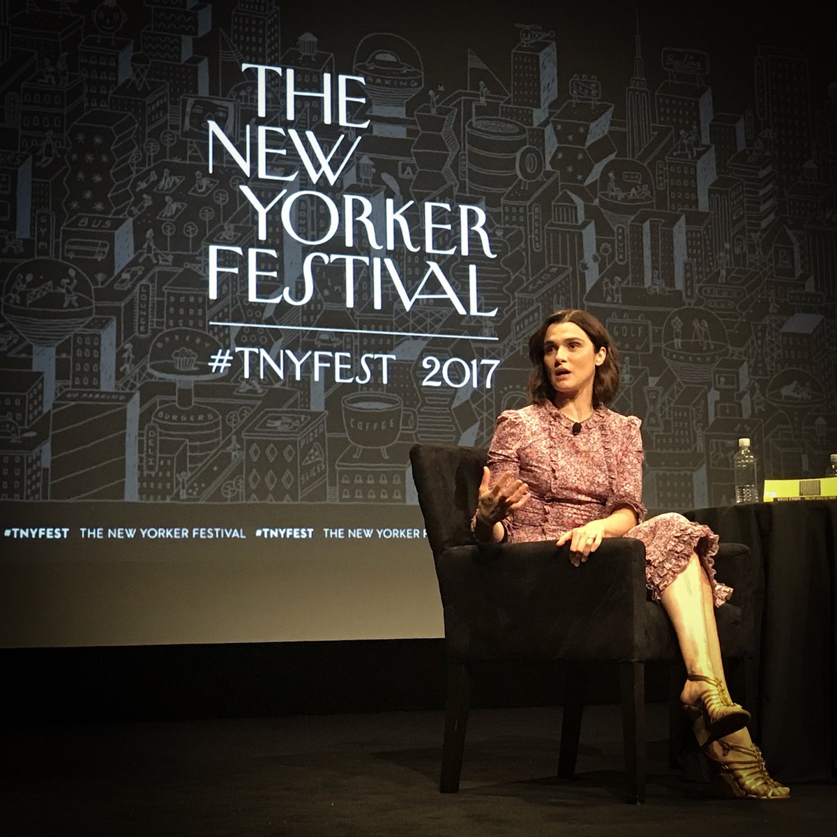 avalonhu's tweet photo. Went to an awesome talk at #TNYfest by #rachelweisz https://t.co/EoyoQiWOKs