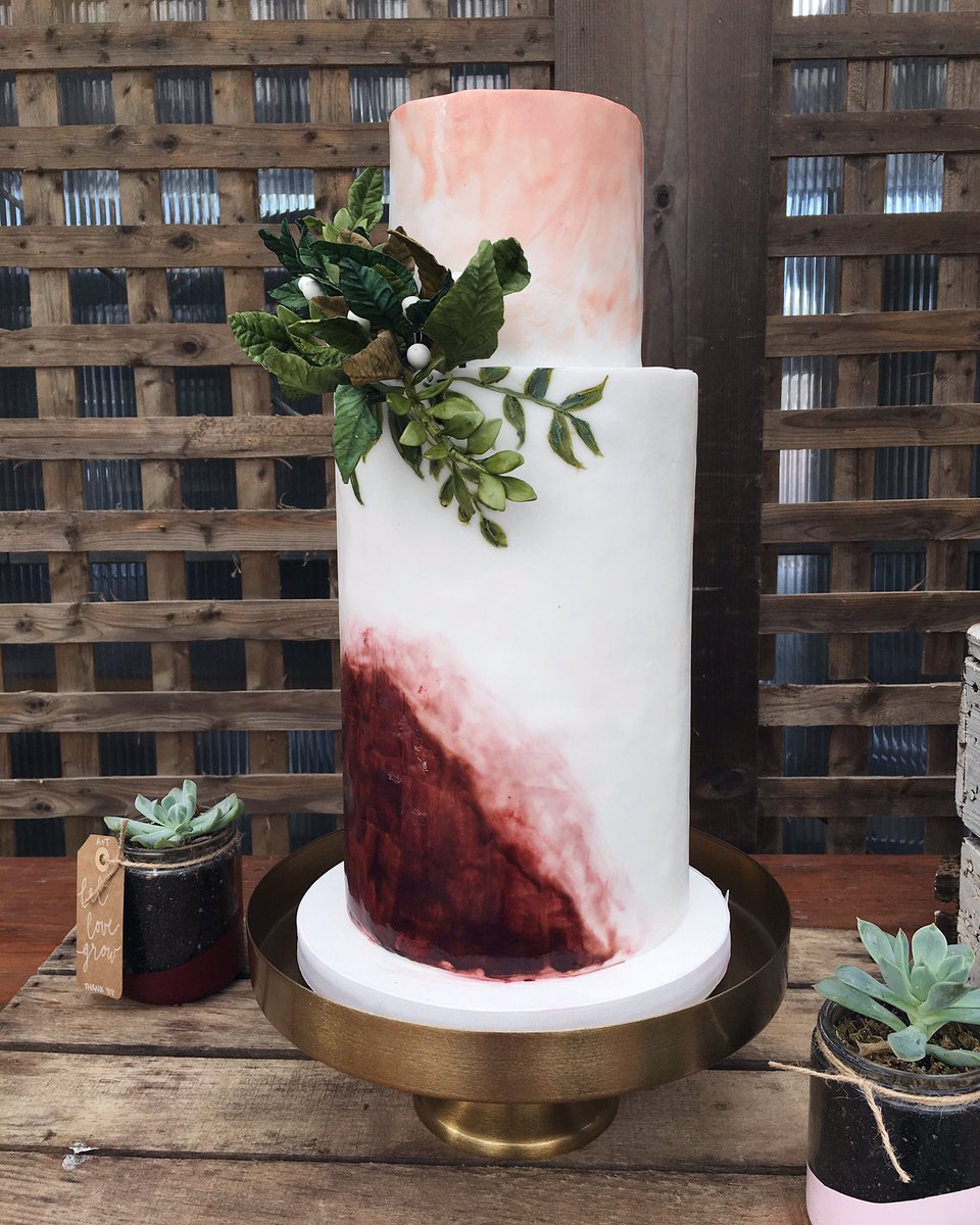 nutmegcake's tweet photo. Sky high stack of chocolate layers for Amanda &amp; Thomas's wedding day.... https://t.co/wJ9wChaR63