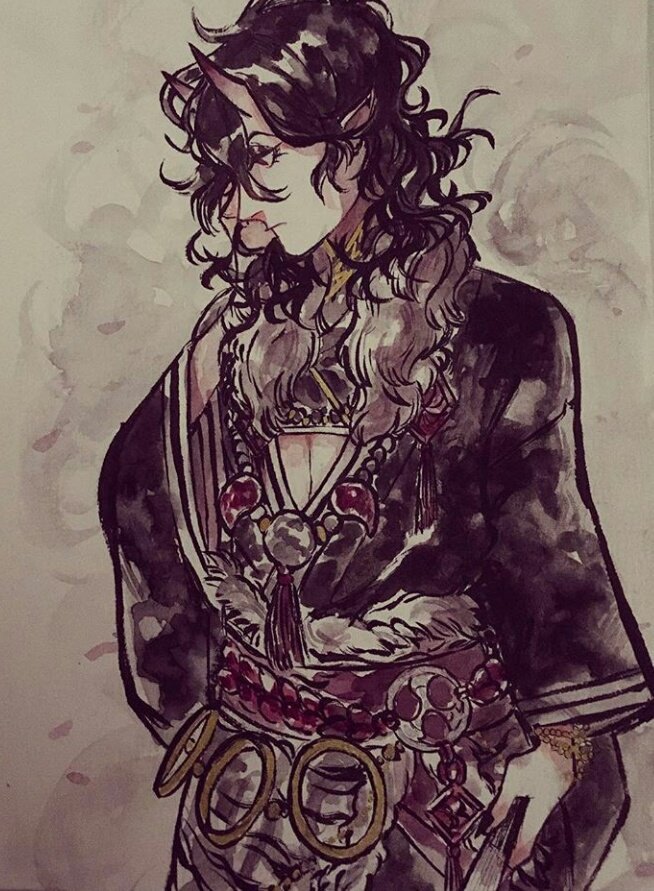 彼は不気味で、夜は寒くなった