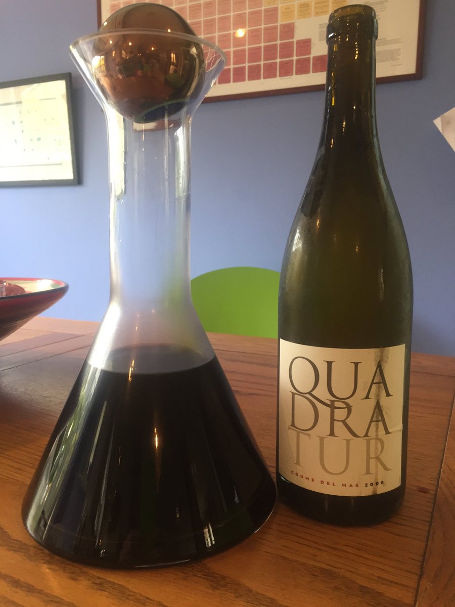 And relax...it’s Sunday afternoon &amp; roast lamb &amp; Quadratur 2008 #CoumeDelMas from @tramontana wines for lunch