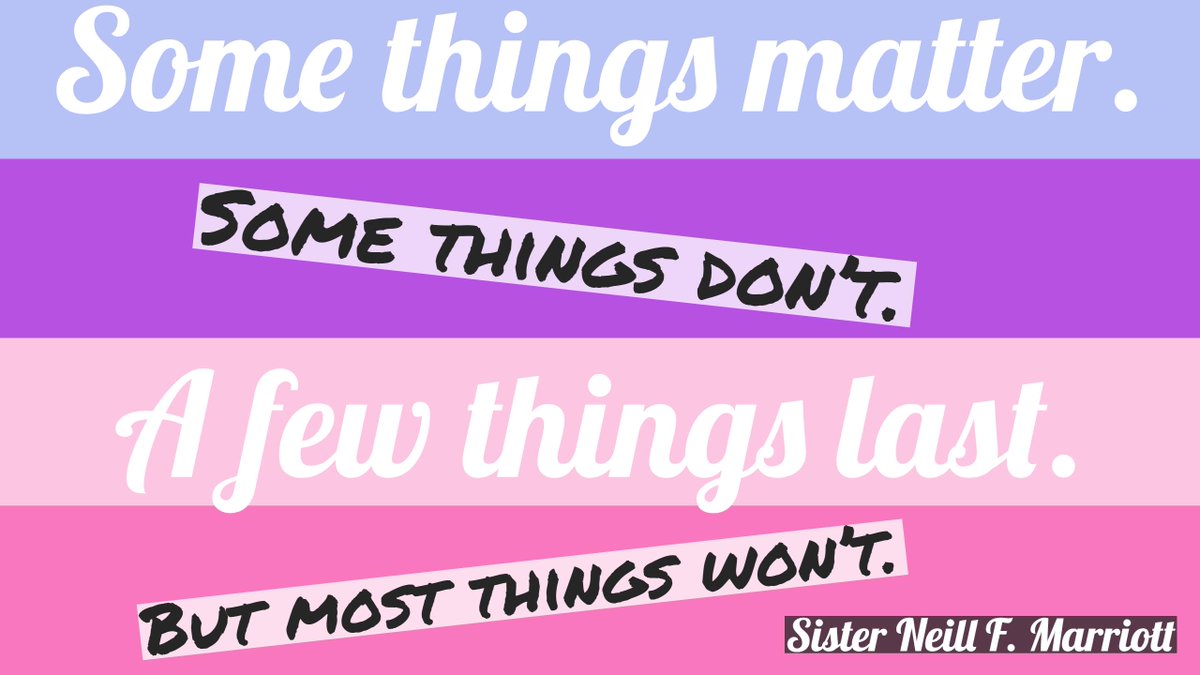LatterDayBox's tweet photo. A great little saying from Neill F. Marriott!
#neillfmarriott #ldsconf #ldsconf2017 #generalwomenssession #prioritize #eternalperspective https://t.co/38DawIErKU