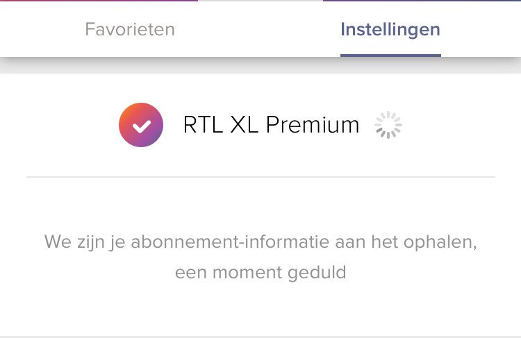 Sygrit's tweet photo. @rtlxl ik wil mijn premium abonnement opzeggen, maar hij blijft laden. Kan het ook via een andere weg? https://t.co/dOnOr6gyPc