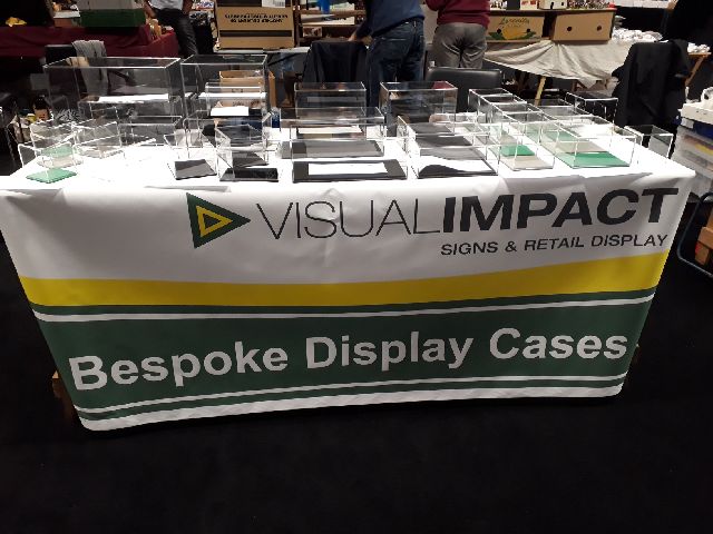 Day at Edgbaston toy soldier fair. Get your display cases here