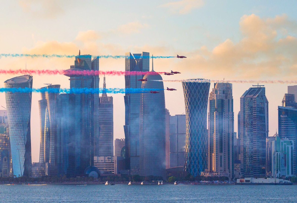 BAlMuhannadi's tweet photo. 🇶🇦🇶🇦🇶🇦 #RedArrowsInQatar https://t.co/2w4Yx17jRK