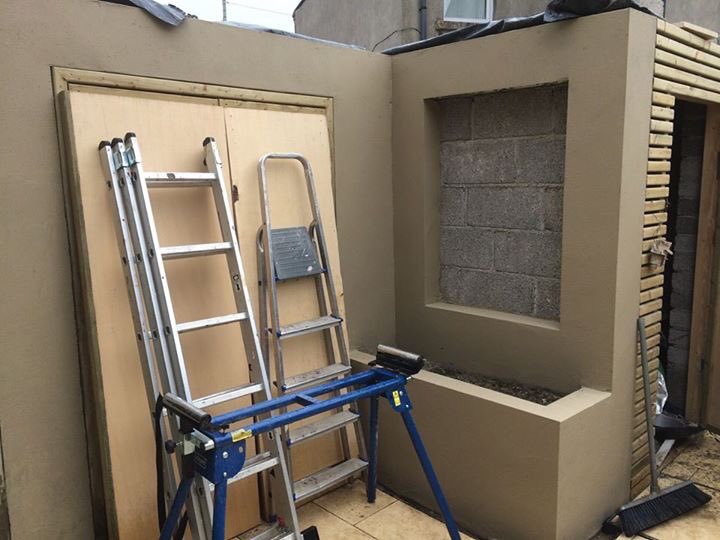 OutsideOptions's tweet image. Super progress being made on this compact city garden. Looking forward to adding the planting &amp;amp; finishing details