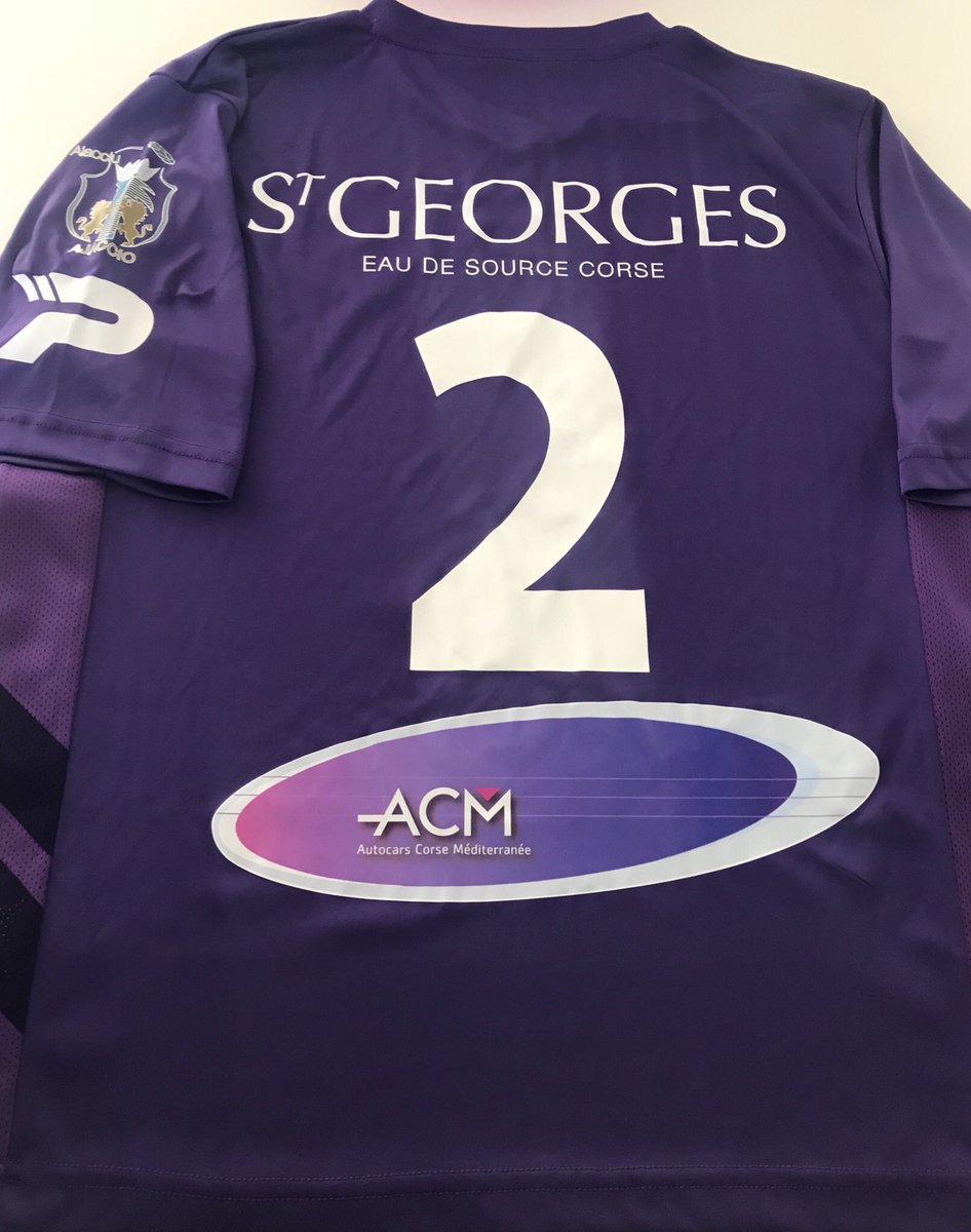 FCAjaccio's tweet photo. Maillot FCA Mauve #corsica #aiacciu #fca #patrick #footballclubajaccio https://t.co/N81GNZhV4B