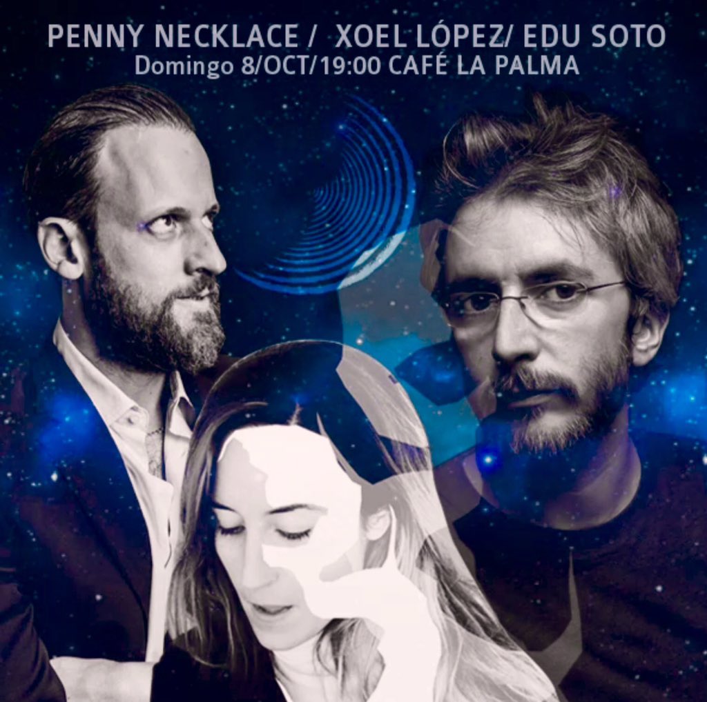 Vuelve <a href="/ElHombreLuna/">El hombre Luna</a> con un cartel perfecto: <a href="/edusotomoreno/">Edu Soto Moreno</a>, <a href="/xoellopez/">Xoel López</a> y <a href="/PennyNecklace/">PENNNY</a>. 
¿Quién dijo que los domingos eran aburridos? 🎉