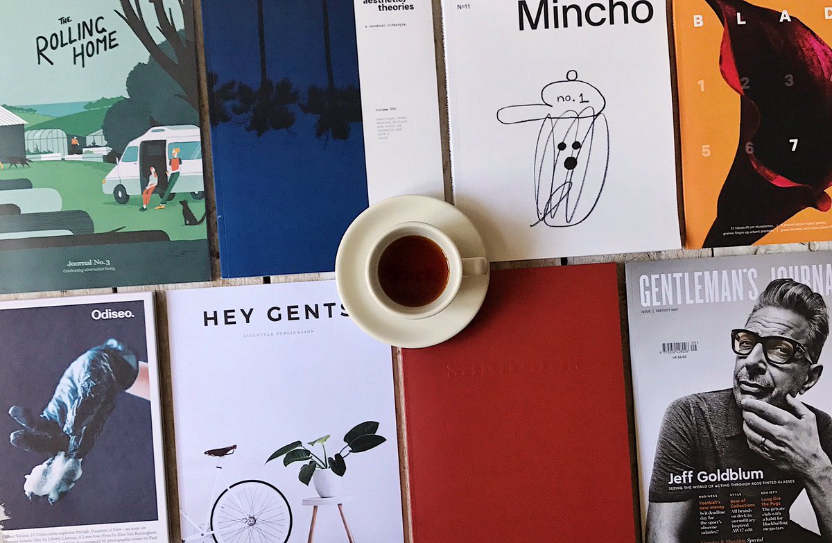 Good morning Sunday! Here are the wonderful mags I got during the last weeks, to check, if they would fit into our shop. Enjoy your Sunday!